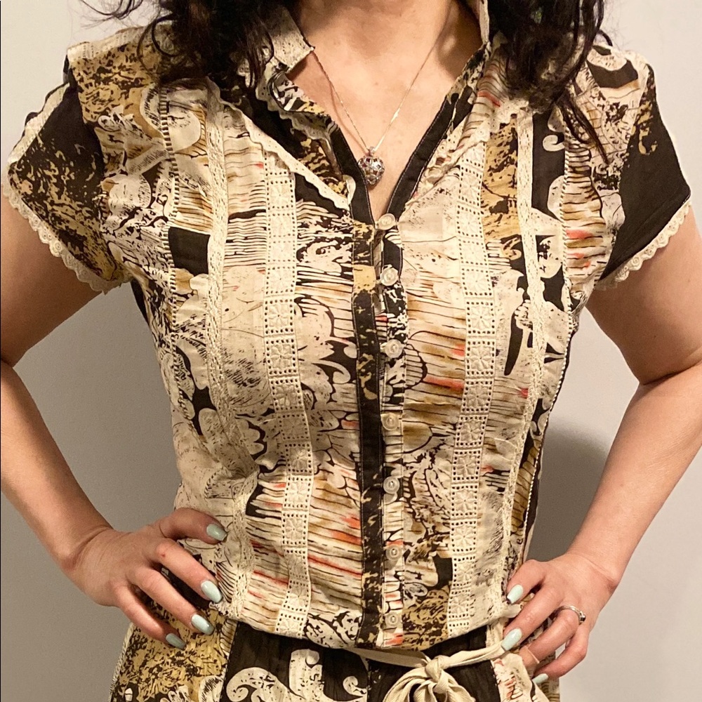 Blouse and Skirt Set